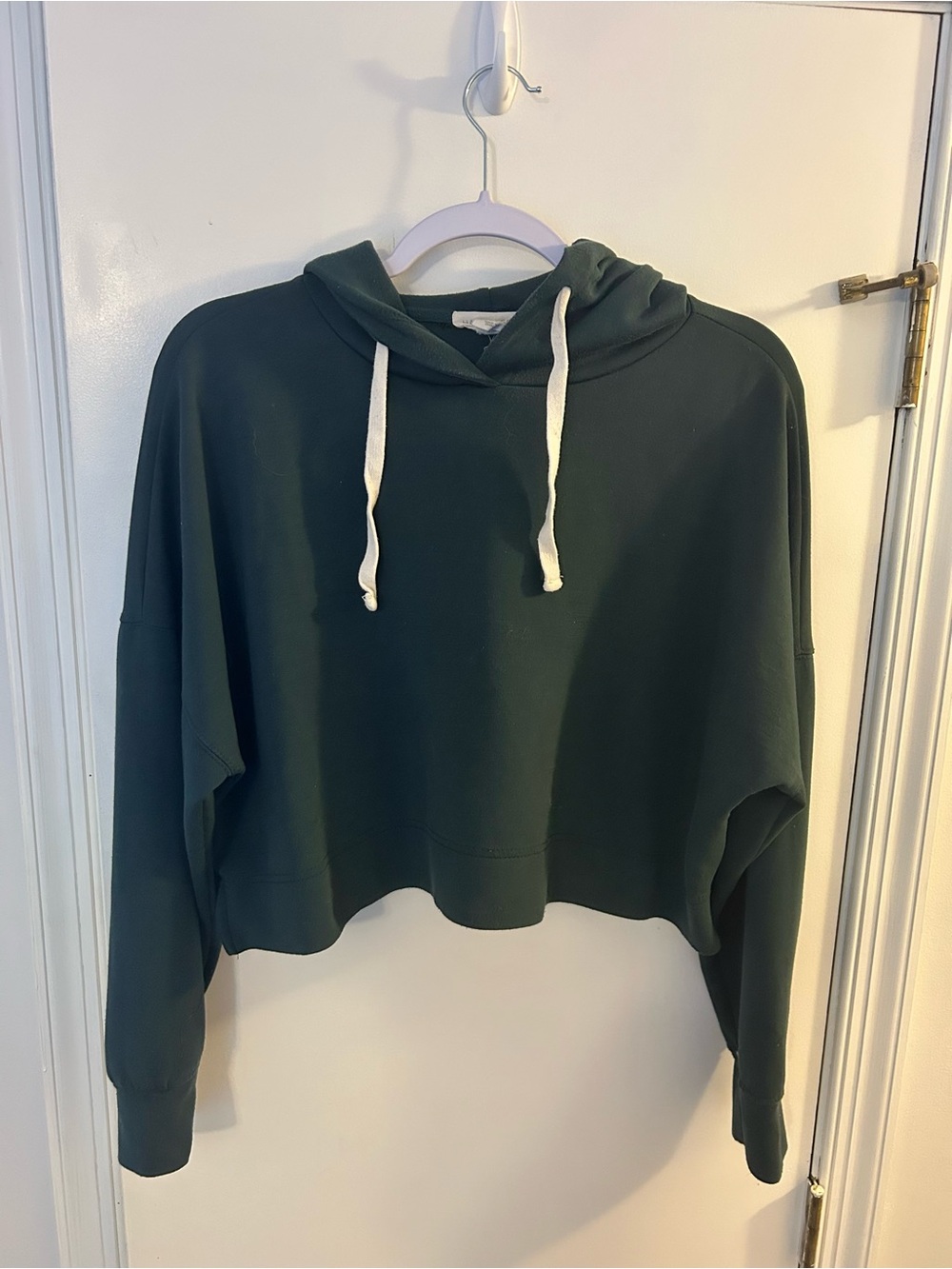Women’s Crop Hoodie Dark Green
